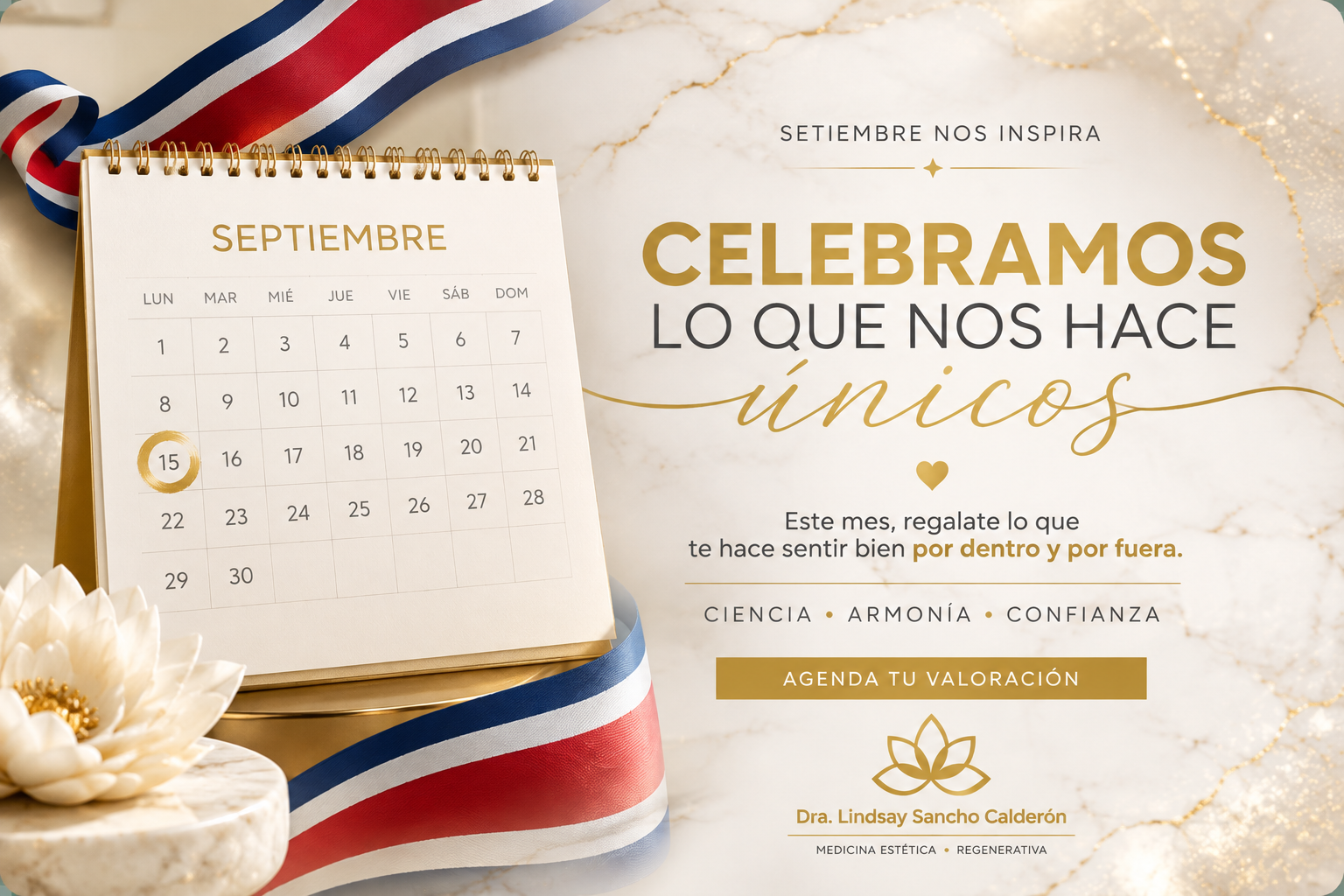 Setiembre nos inspira - Dra. Lindsay Sancho